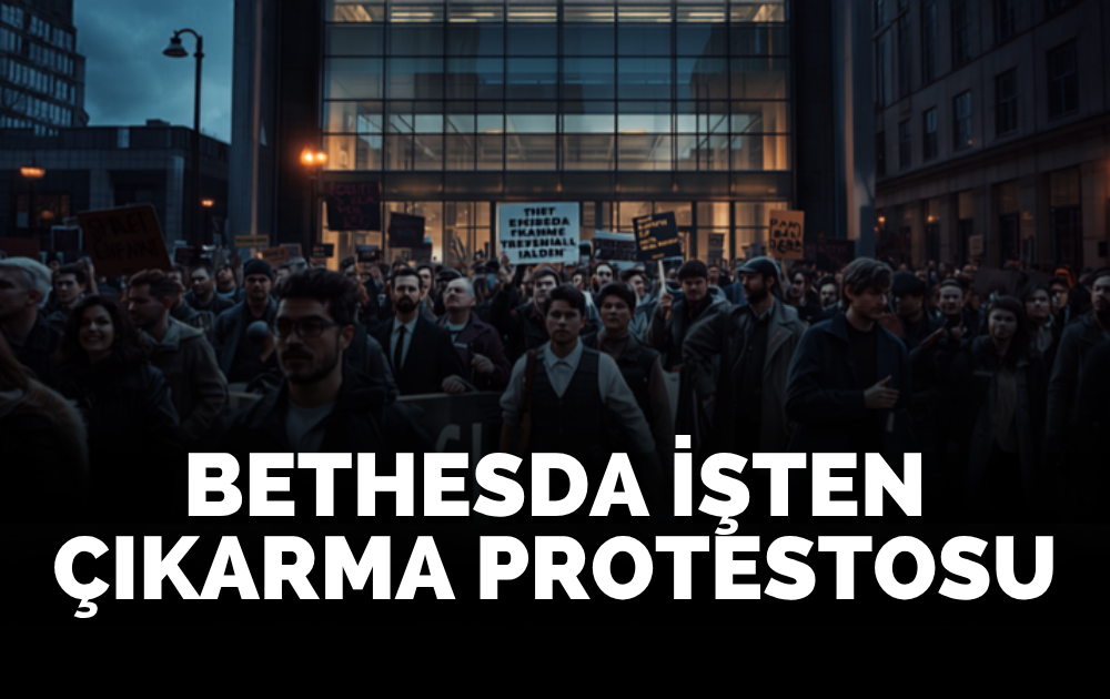 Bethesda işten çıkarma protestosu Save Our Devs yürüyüşü