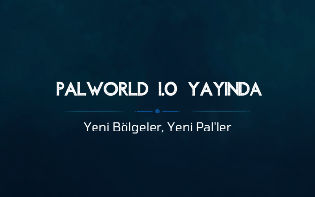 Palworld 1.0 tam sürüm çıkışı kapak görseli